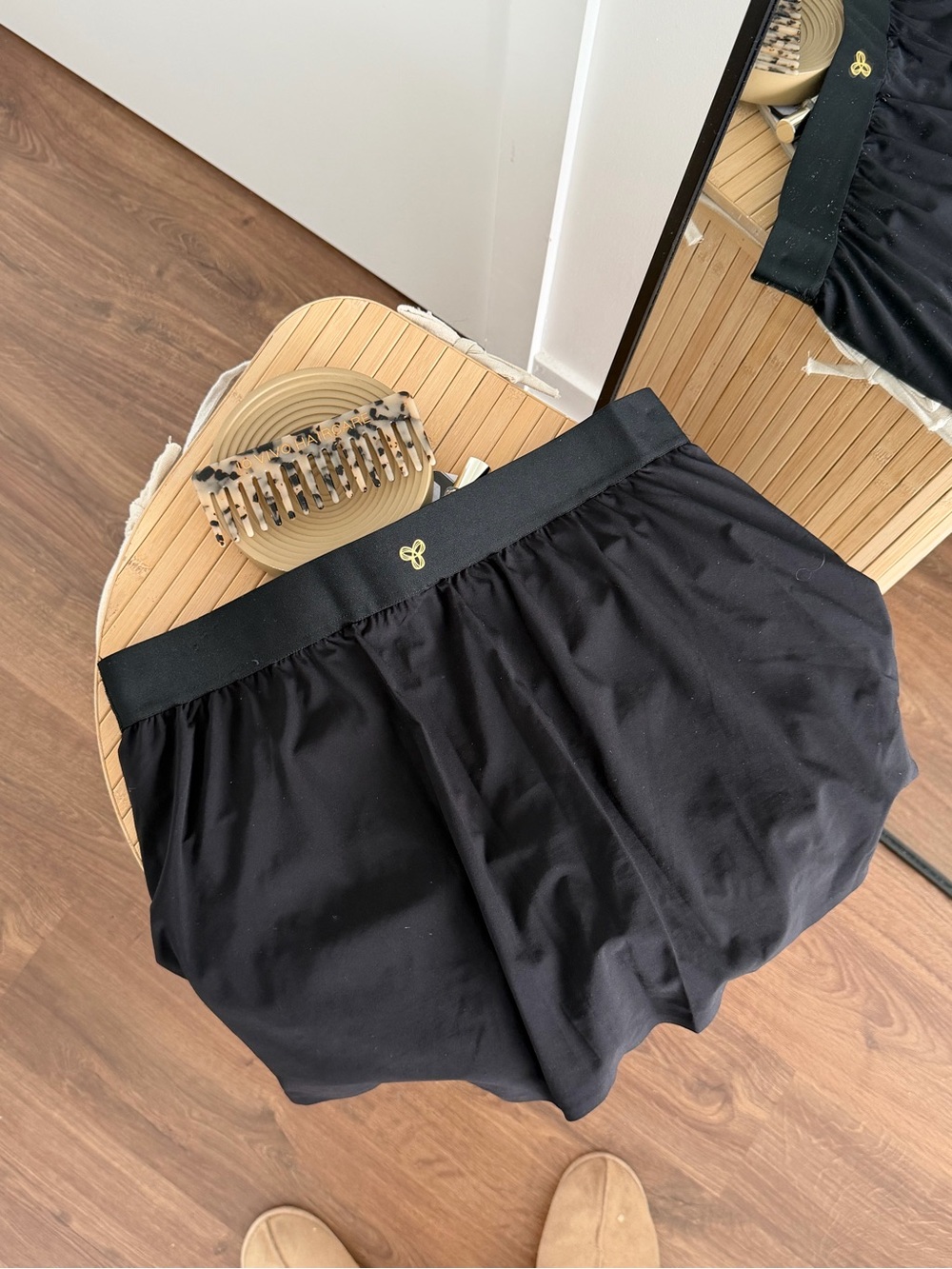 TNA Black Mini Skort